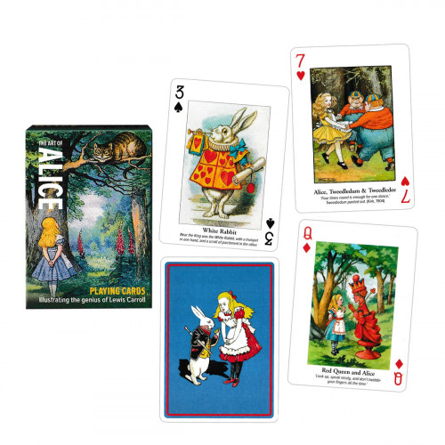 Carti de joc de colectie Piatnik, cu tema "Alice"